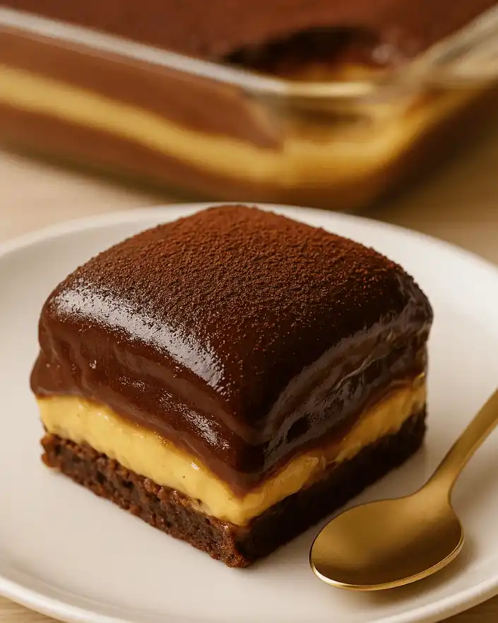 No Bake Boston Cream Pie Bars – A Creamy, Chocolatey Dessert Made Simple