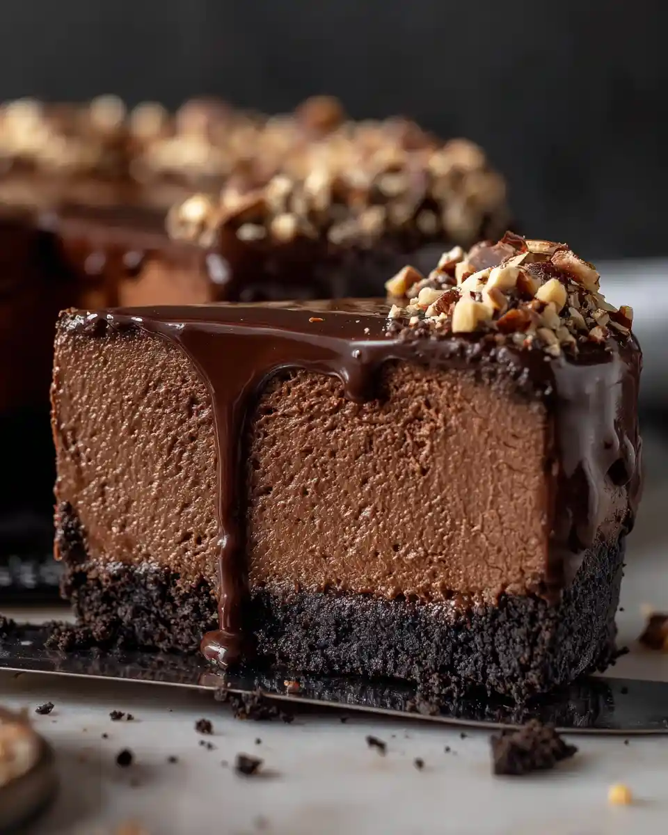 No-Bake Double Chocolate Cheesecake Recipe