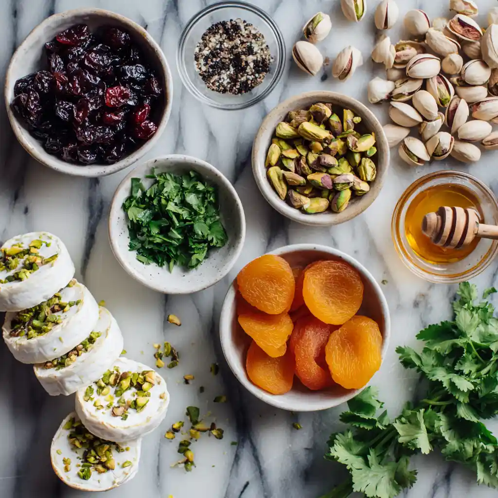 Mini Brie Christmas Trees 1 Ingredients for mini brie Christmas trees appetizer